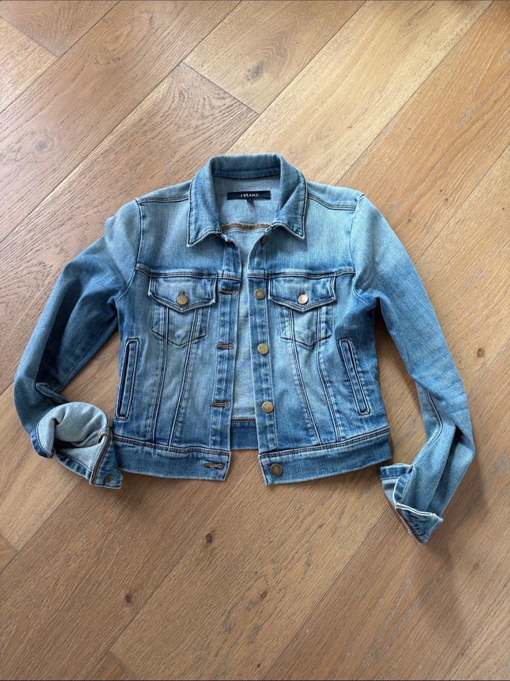 J Brand Light Blue Denim Trucker Jacket